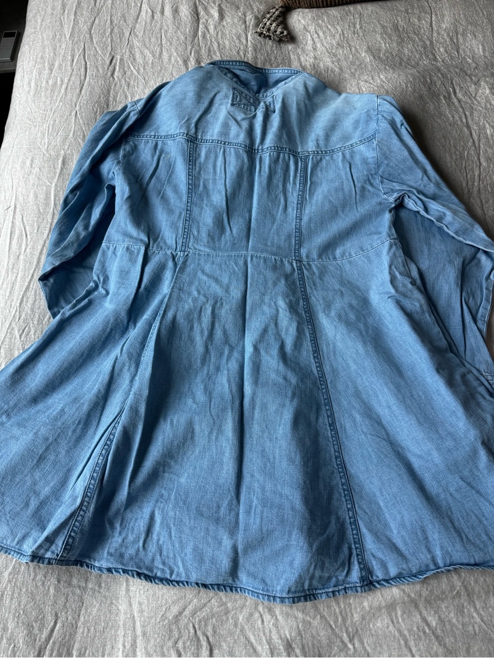 Free People Sammi Denim Mini Dress - Picture 3 of 4